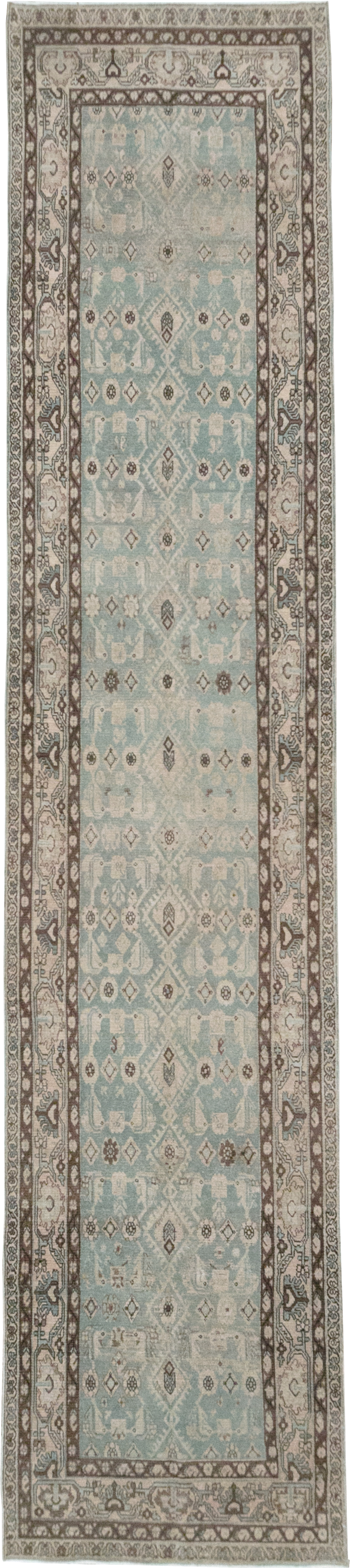 Vintage Persian Malayer Long Runner, No.32731 - Gss