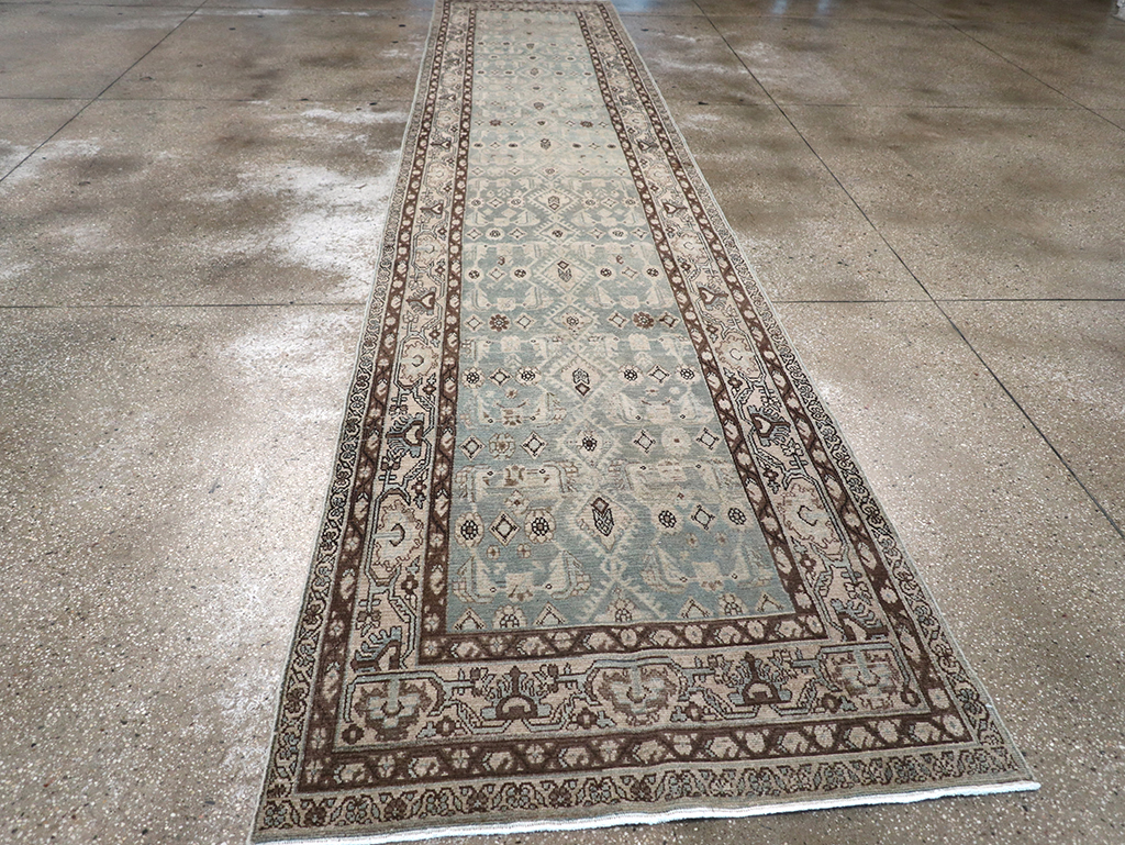 Vintage Persian Malayer Long Runner, No.32731 - Gss