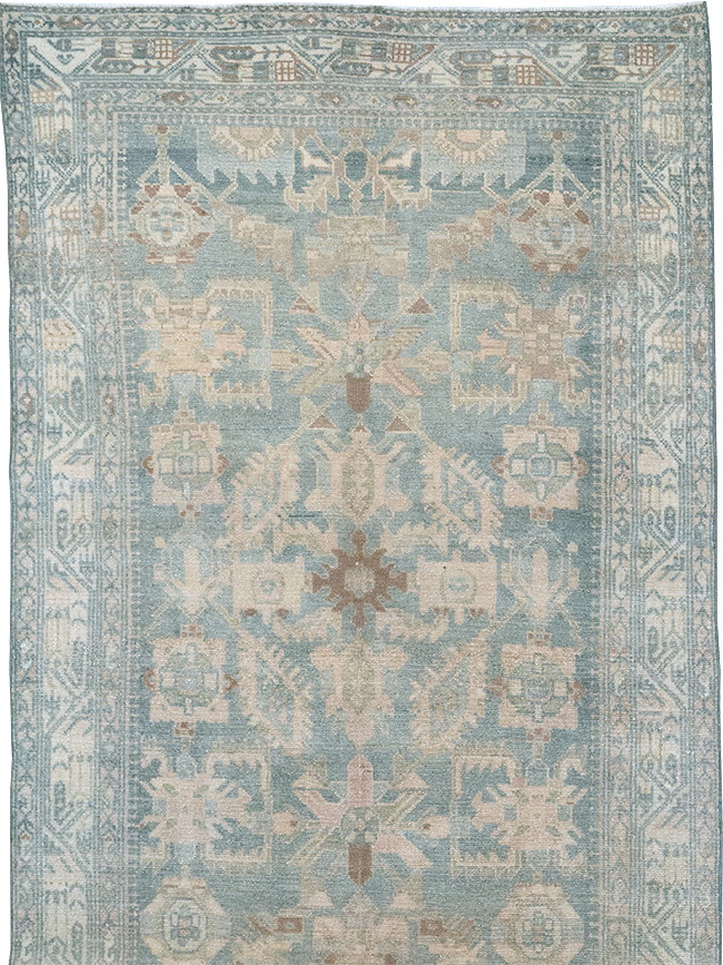 Vintage Persian Malayer Long Runner, No.32732 - Gss