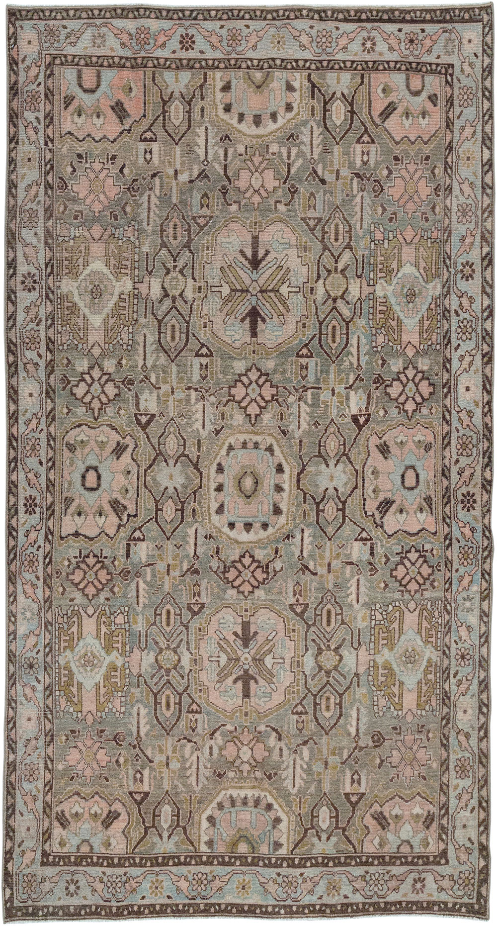 Vintage Persian Malayer Accent Rug, No.32733 - Gss