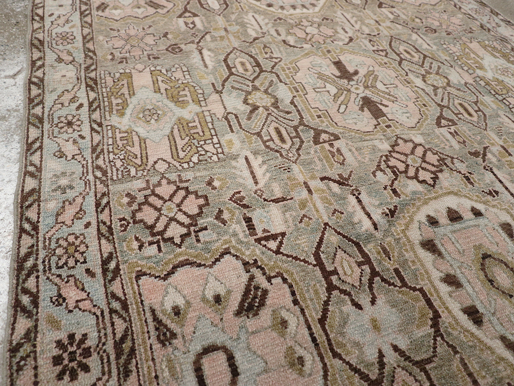 Vintage Persian Malayer Accent Rug, No.32733 - Gss