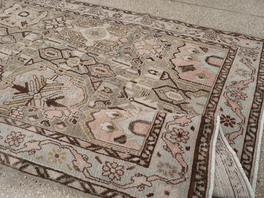 Vintage Persian Malayer Accent Rug, No.32733 - Gss