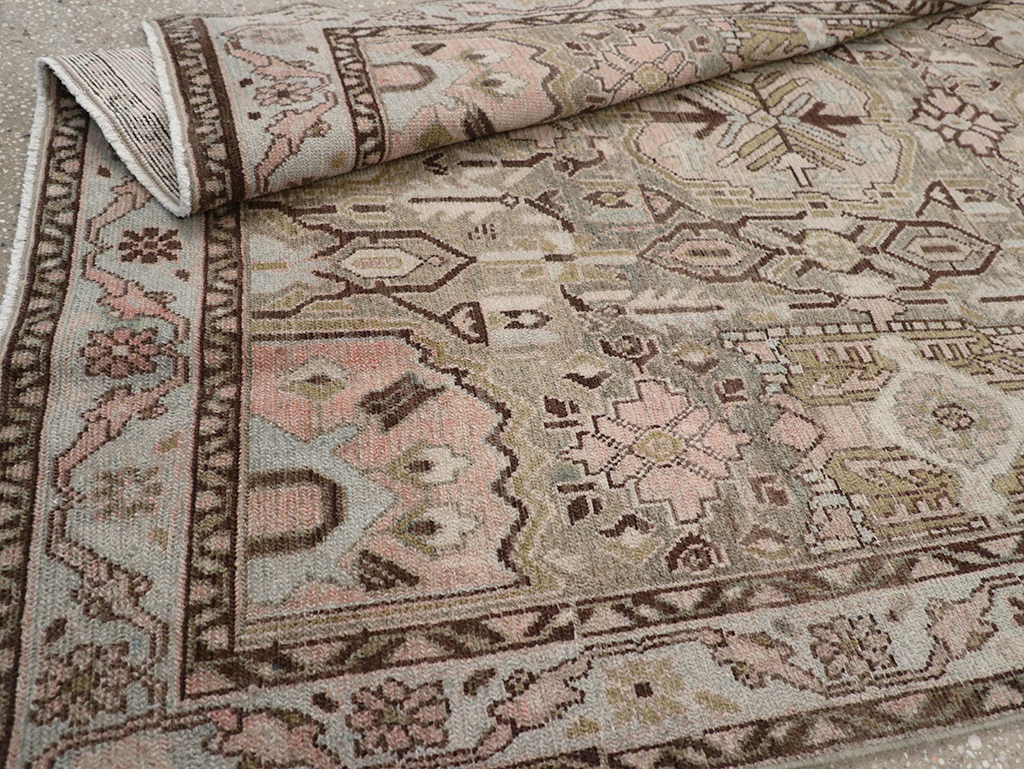 Vintage Persian Malayer Accent Rug, No.32733 - Gss