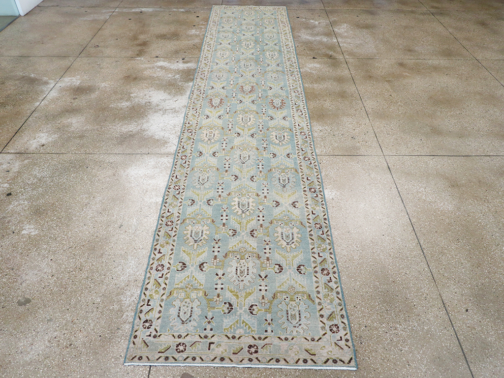 Vintage Persian Malayer Long Runner, No.32734 - Gss