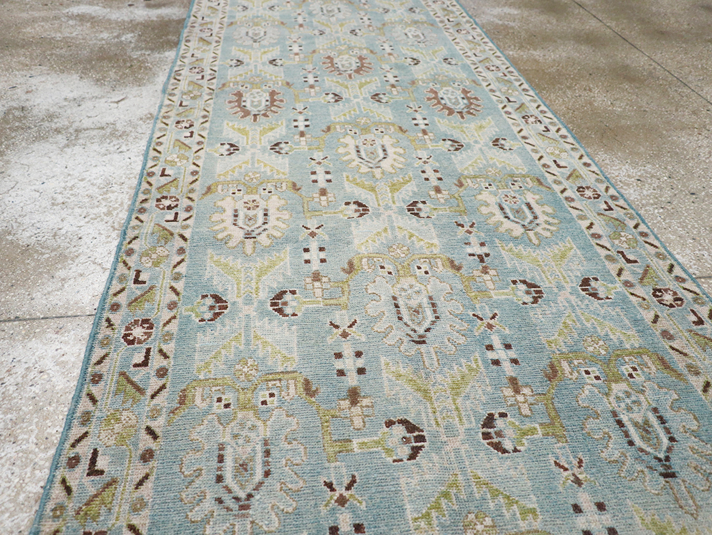 Vintage Persian Malayer Long Runner, No.32734 - Gss