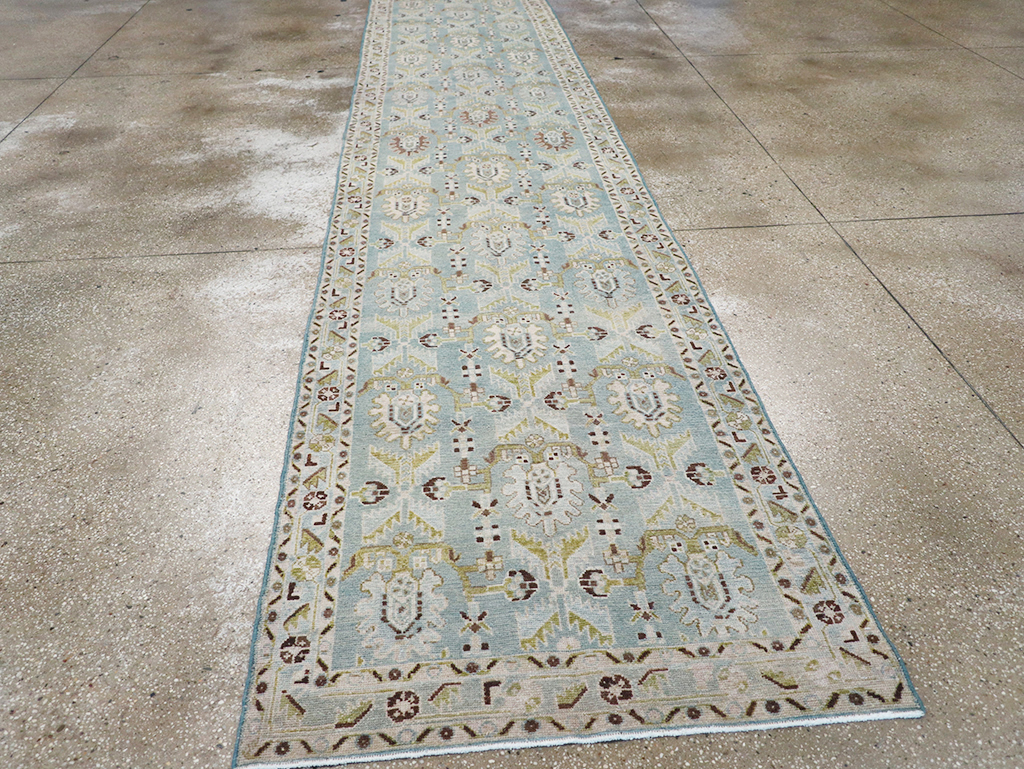 Vintage Persian Malayer Long Runner, No.32734 - Gss