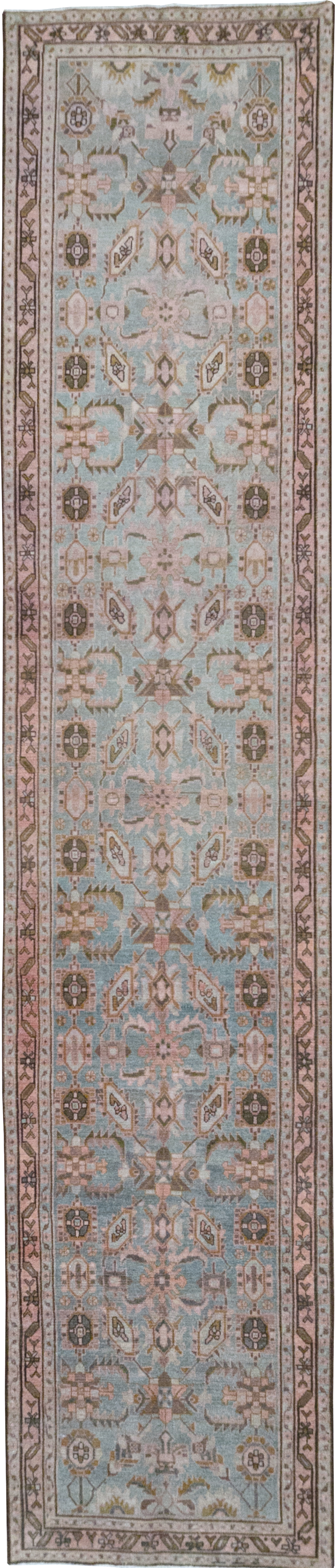 Vintage Persian Malayer Long Runner, No.32735 - Gss