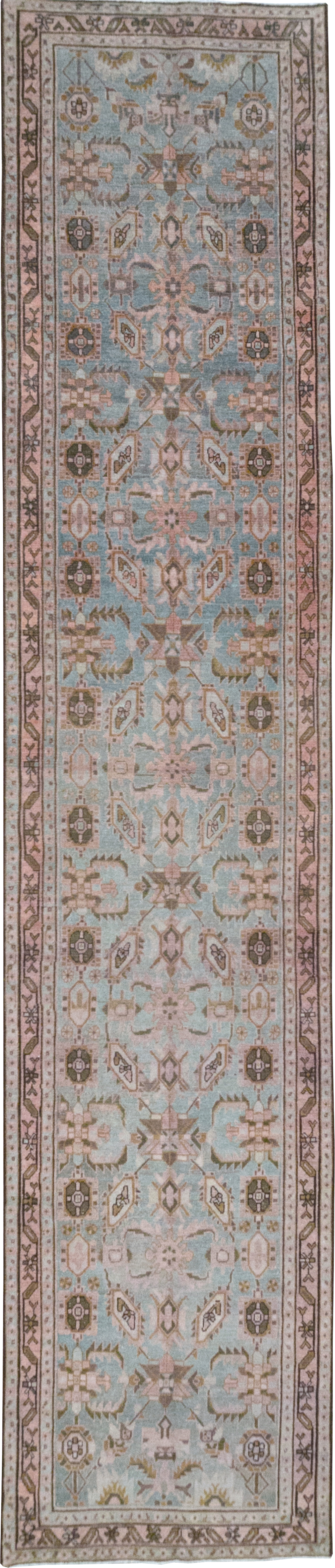 Vintage Persian Malayer Long Runner, No.32735 - Gss