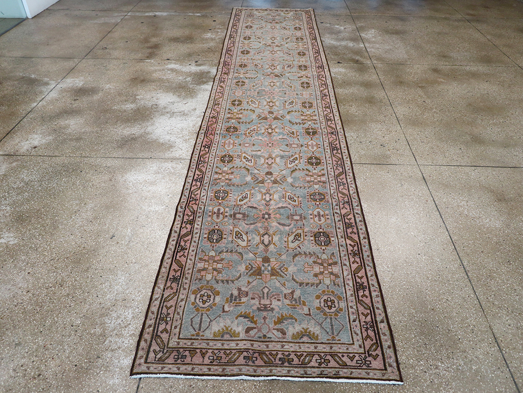 Vintage Persian Malayer Long Runner, No.32735 - Gss