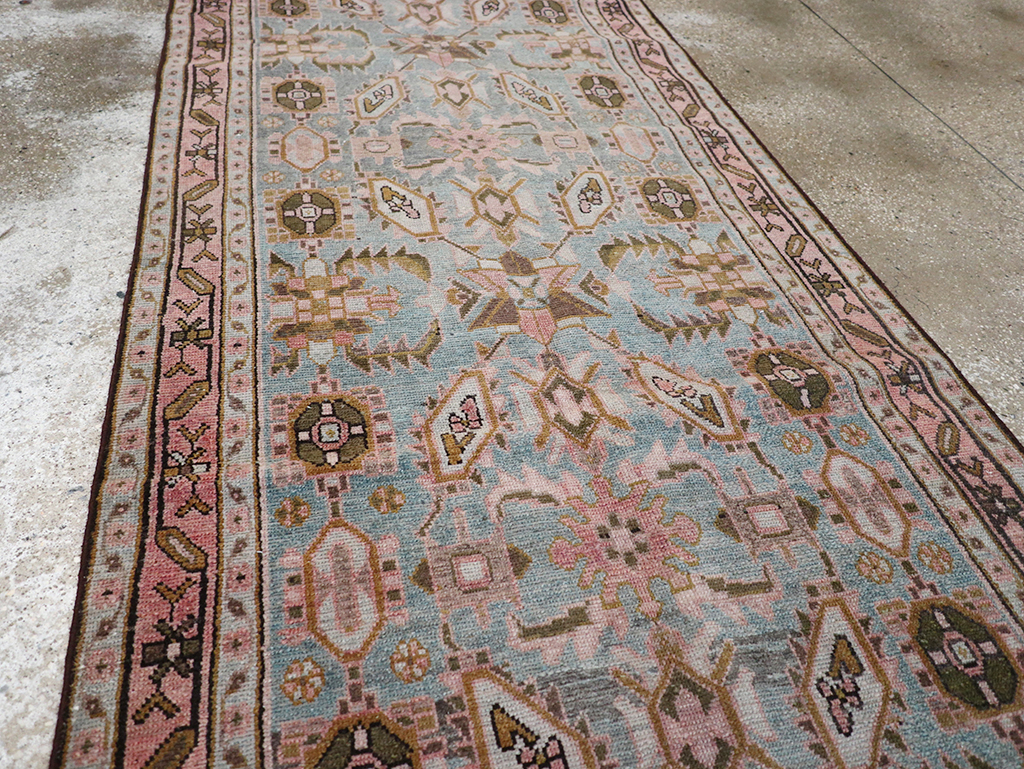 Vintage Persian Malayer Long Runner, No.32735 - Gss