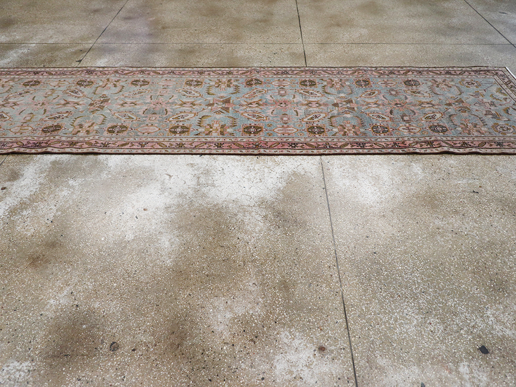 Vintage Persian Malayer Long Runner, No.32735 - Gss