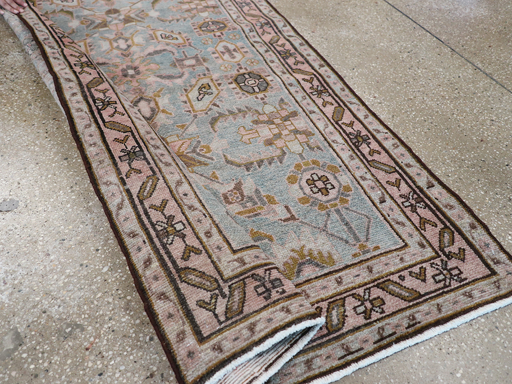 Vintage Persian Malayer Long Runner, No.32735 - Gss