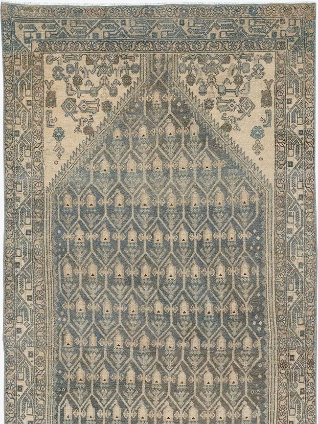 Vintage Persian Malayer Long Runner, No.32736 - Gss