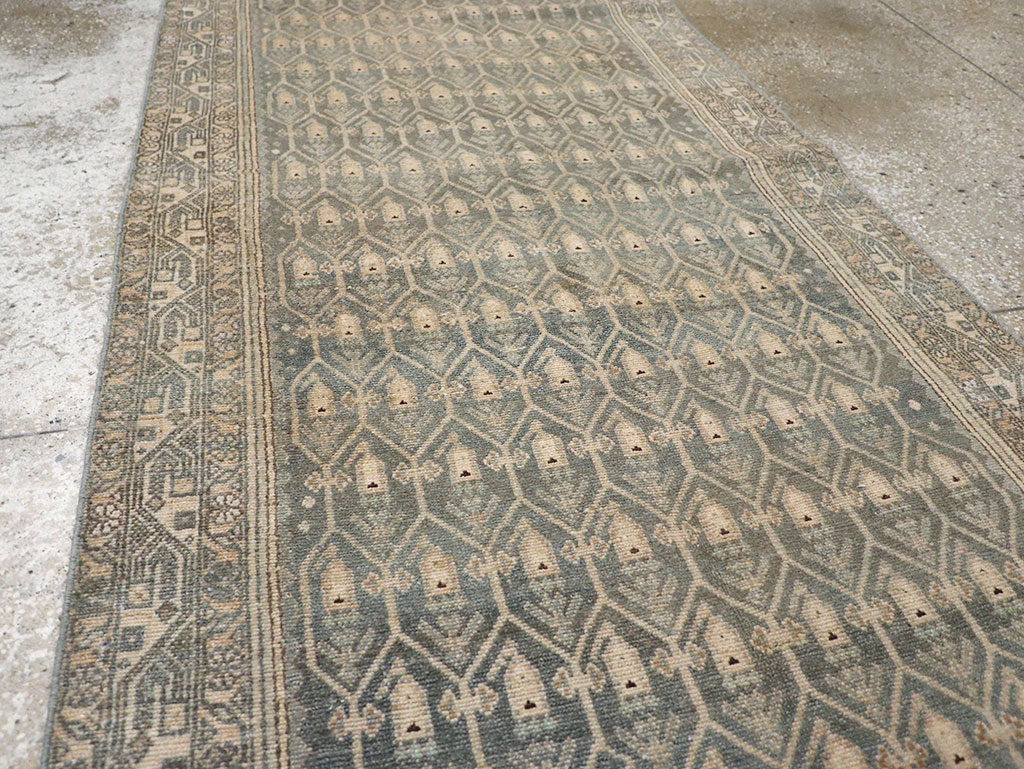 Vintage Persian Malayer Long Runner, No.32736 - Gss
