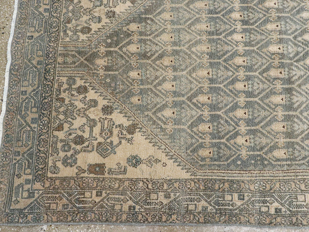 Vintage Persian Malayer Long Runner, No.32736 - Gss