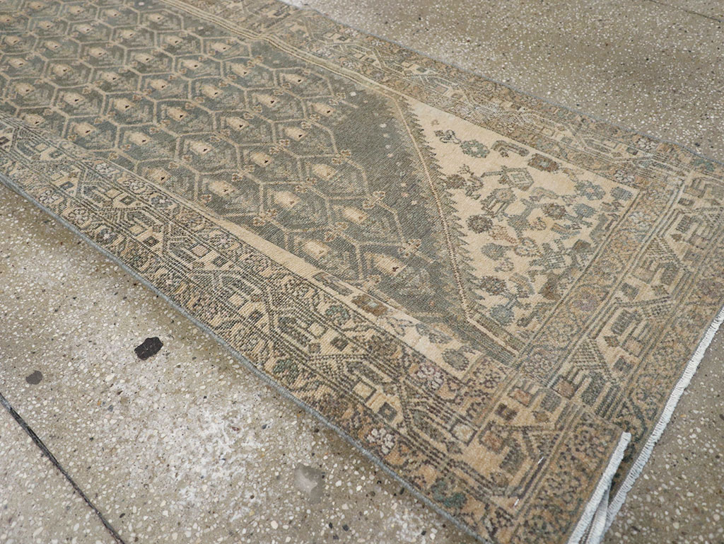 Vintage Persian Malayer Long Runner, No.32736 - Gss