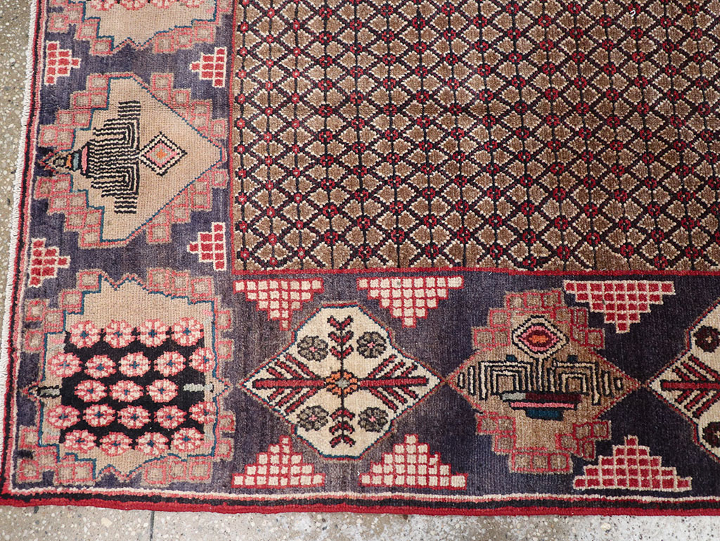 Vintage Persian Serab Gallery Rug, No.32738 - Gss
