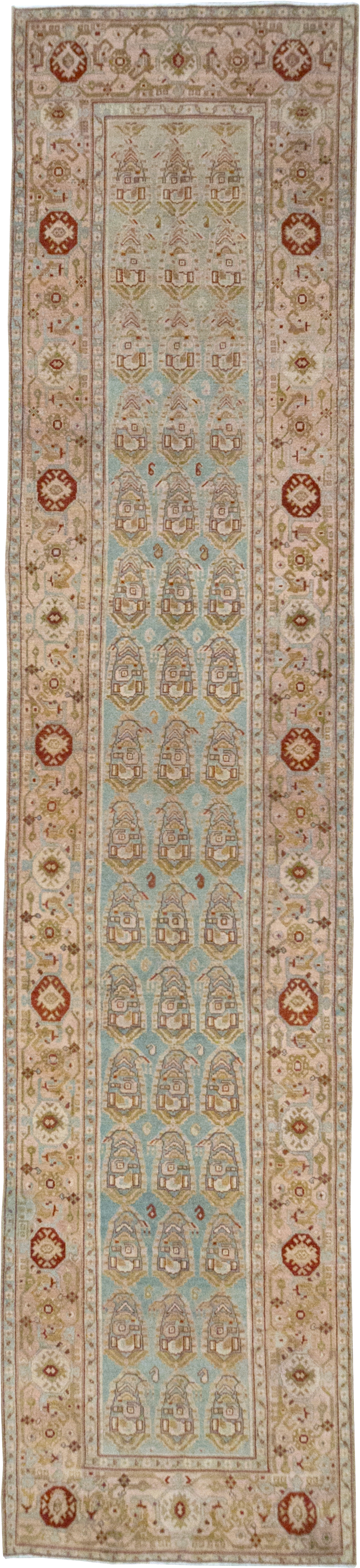 Vintage Persian Malayer Long Runner, No.32740 - Gss