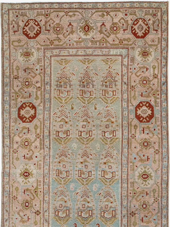 Vintage Persian Malayer Long Runner, No.32740 - Gss