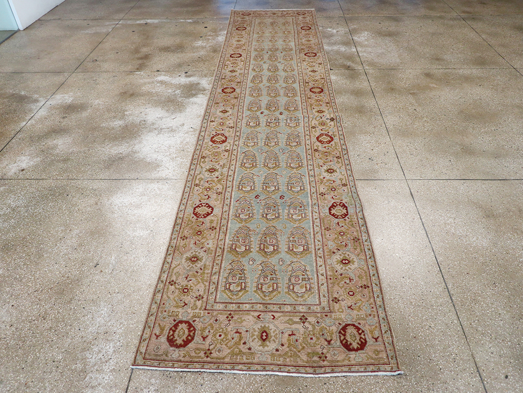 Vintage Persian Malayer Long Runner, No.32740 - Gss