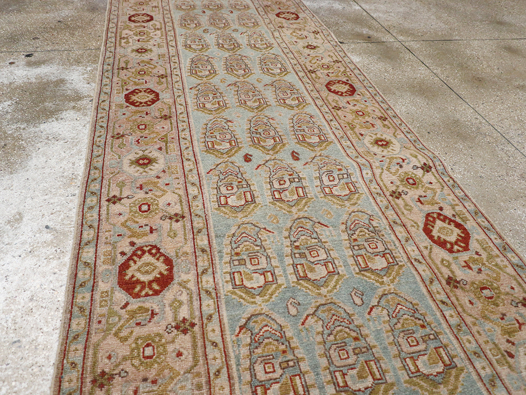 Vintage Persian Malayer Long Runner, No.32740 - Gss