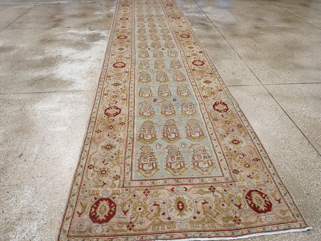 Vintage Persian Malayer Long Runner, No.32740 - Gss