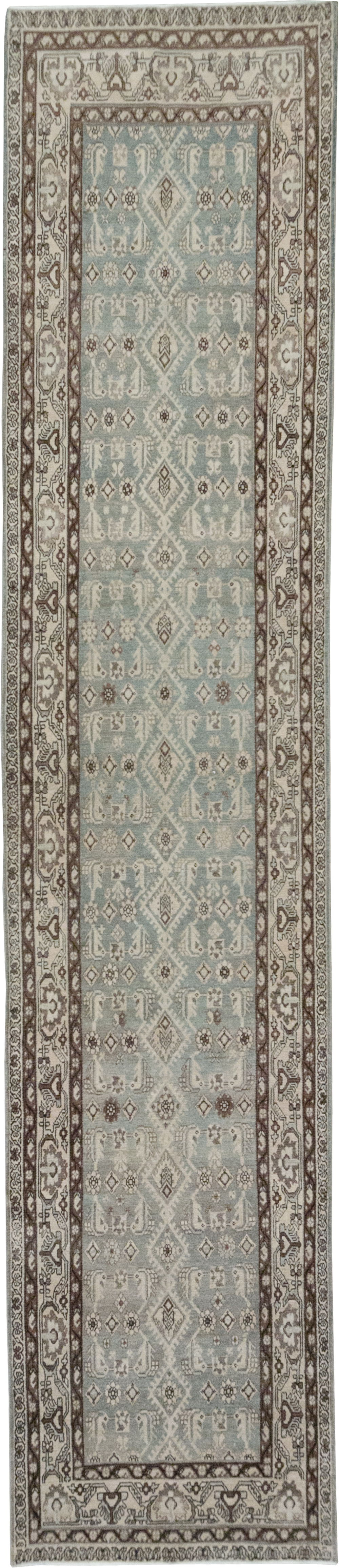 Vintage Persian Malayer Long Runner, No.32741 - Gss