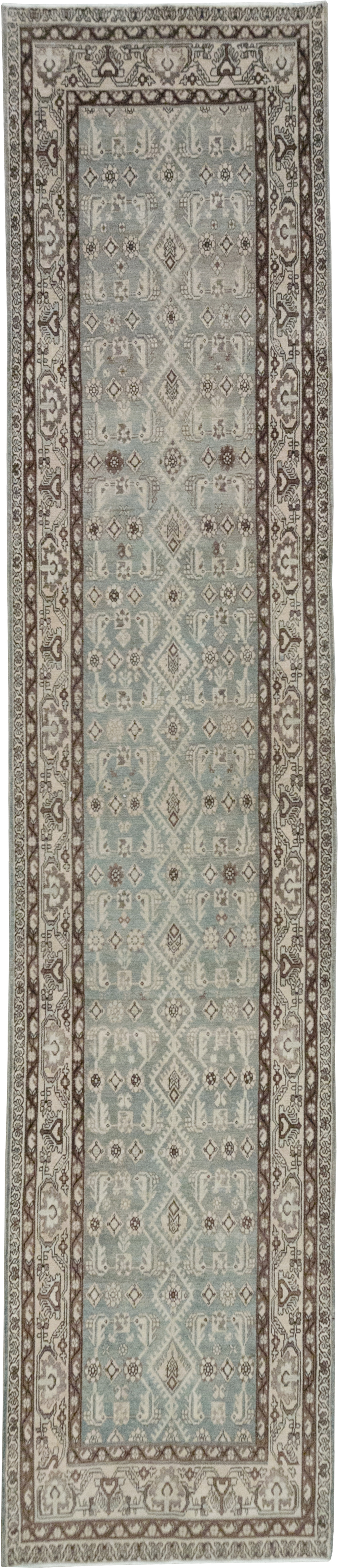 Vintage Persian Malayer Long Runner, No.32741 - Gss