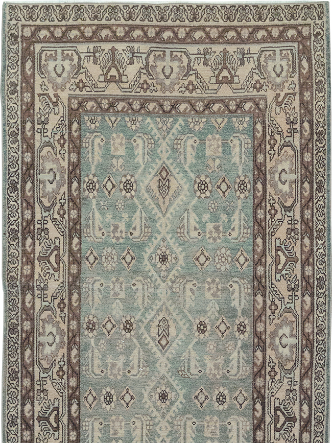 Vintage Persian Malayer Long Runner, No.32741 - Gss