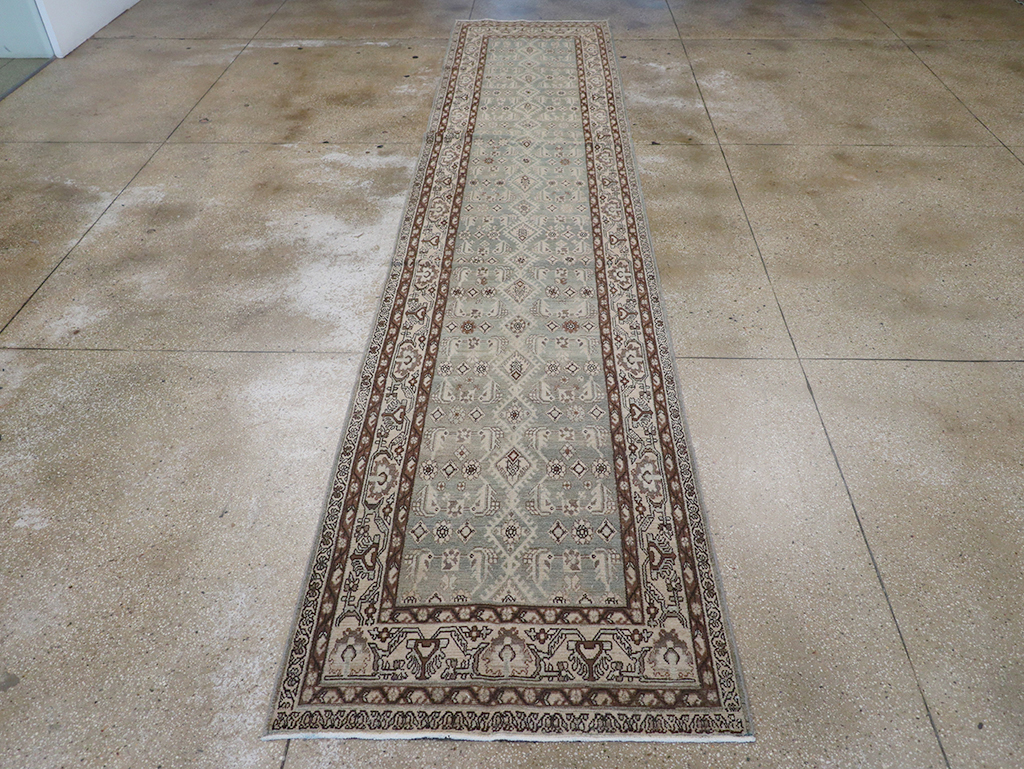 Vintage Persian Malayer Long Runner, No.32741 - Gss