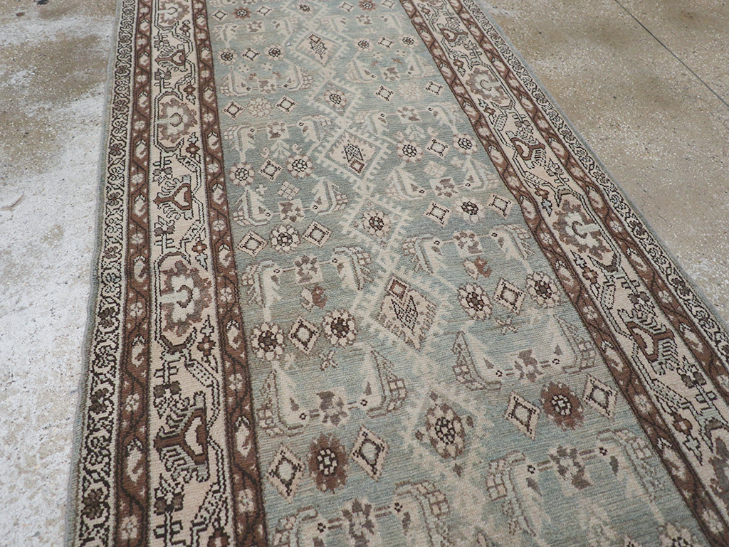 Vintage Persian Malayer Long Runner, No.32741 - Gss