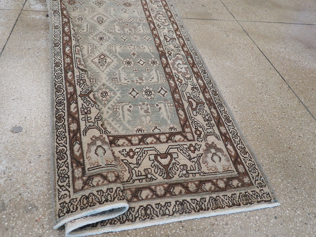 Vintage Persian Malayer Long Runner, No.32741 - Gss