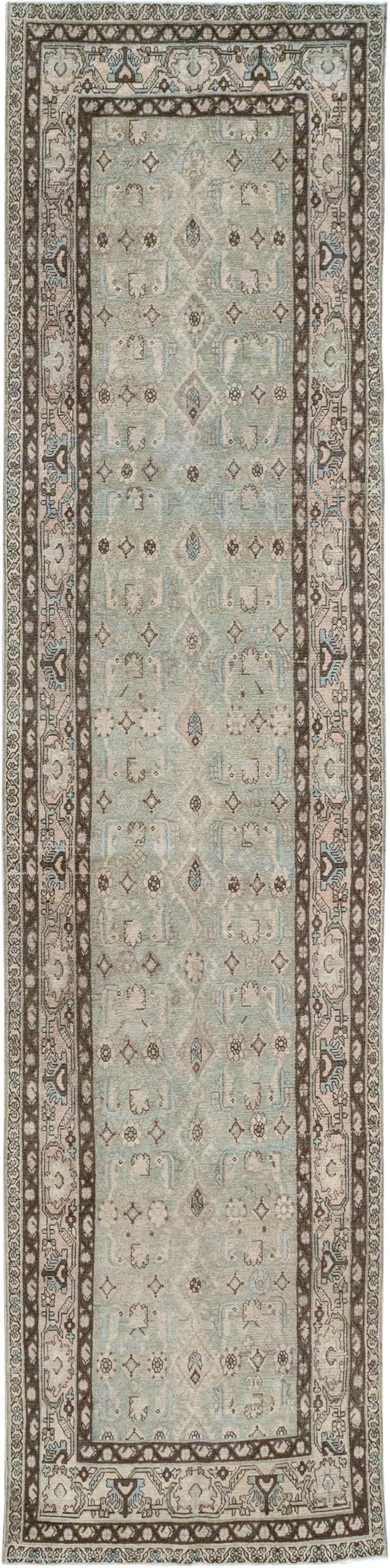 Vintage Persian Malayer Runner, No.32742 - Gss