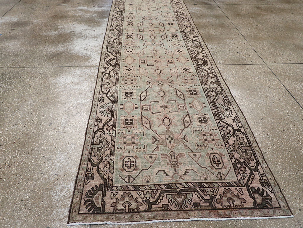 Vintage Persian Malayer Runner, No.32745 - Gss