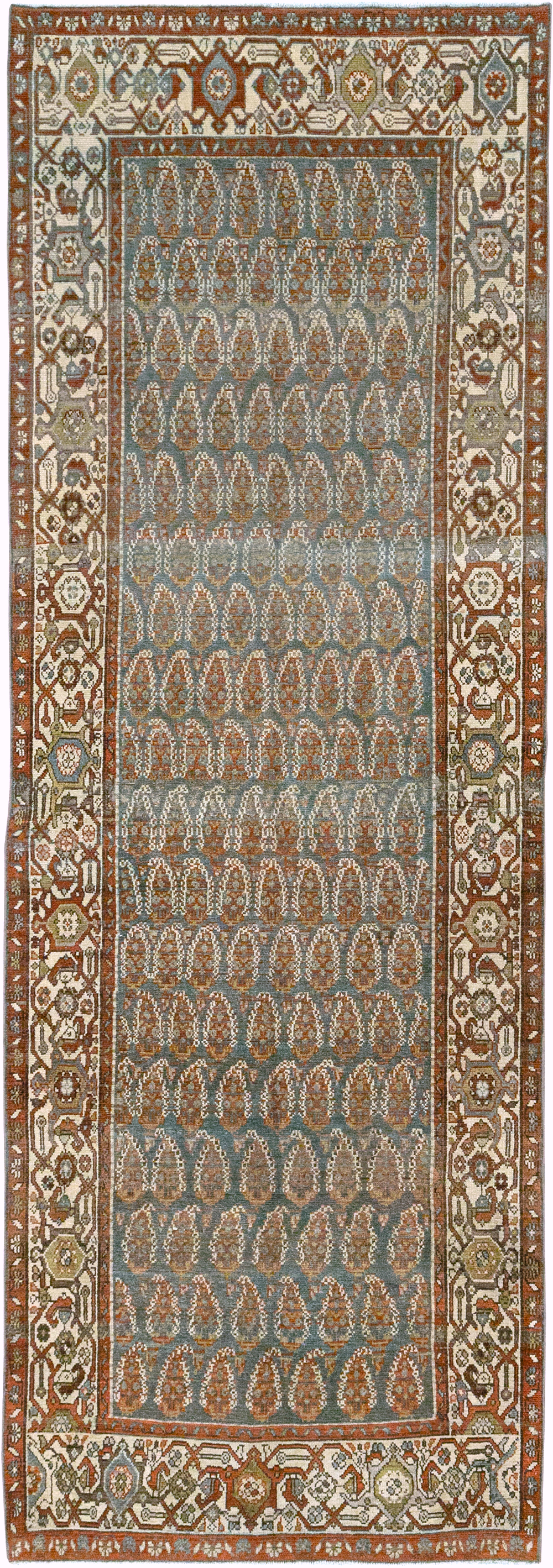 Vintage Persian Malayer Runner, No.32750 - Gss
