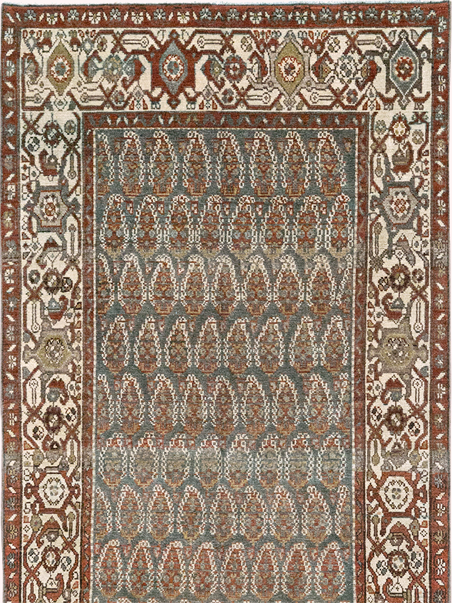 Vintage Persian Malayer Runner, No.32750 - Gss