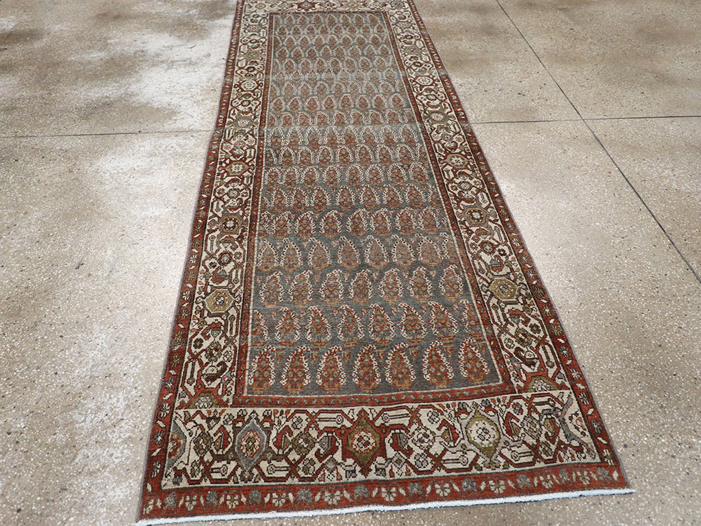 Vintage Persian Malayer Runner, No.32750 - Gss