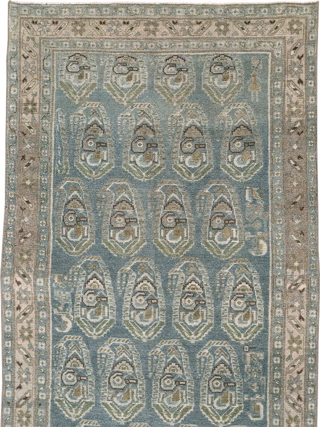 Vintage Persian Malayer Long Runner, No.32751 - Gss