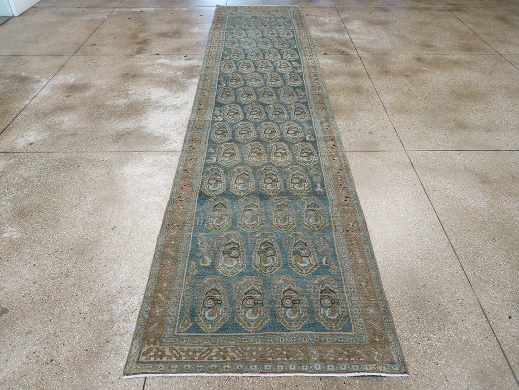 Vintage Persian Malayer Long Runner, No.32751 - Gss