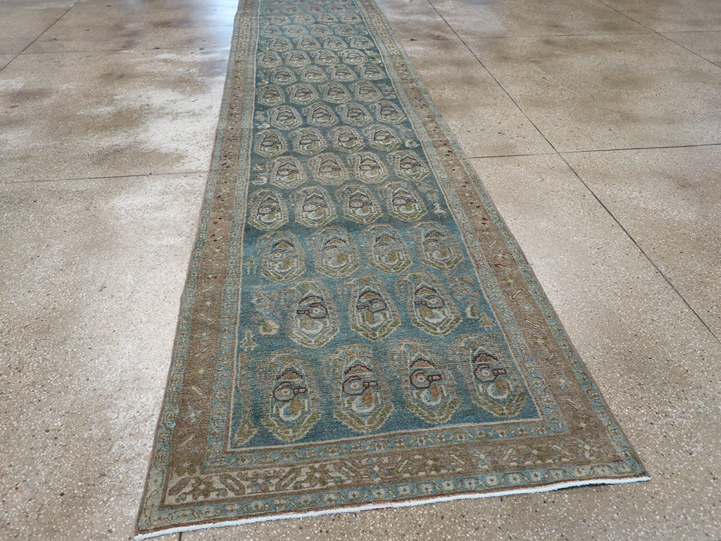 Vintage Persian Malayer Long Runner, No.32751 - Gss