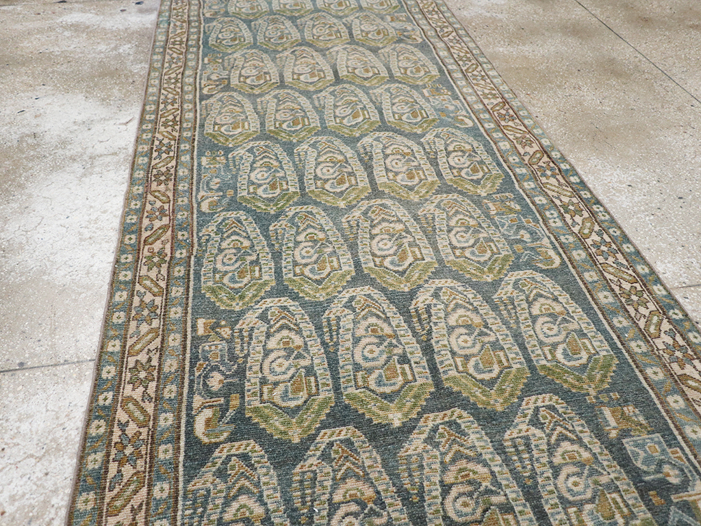 Vintage Persian Malayer Long Runner, No.32752 - Gss