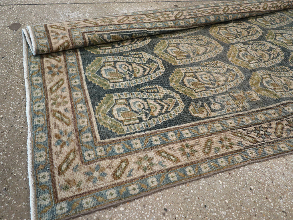 Vintage Persian Malayer Long Runner, No.32752 - Gss