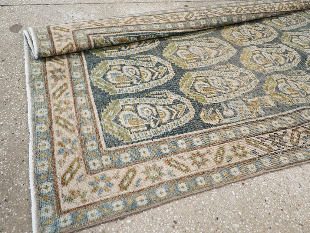 Vintage Persian Malayer Long Runner, No.32752 - Gss
