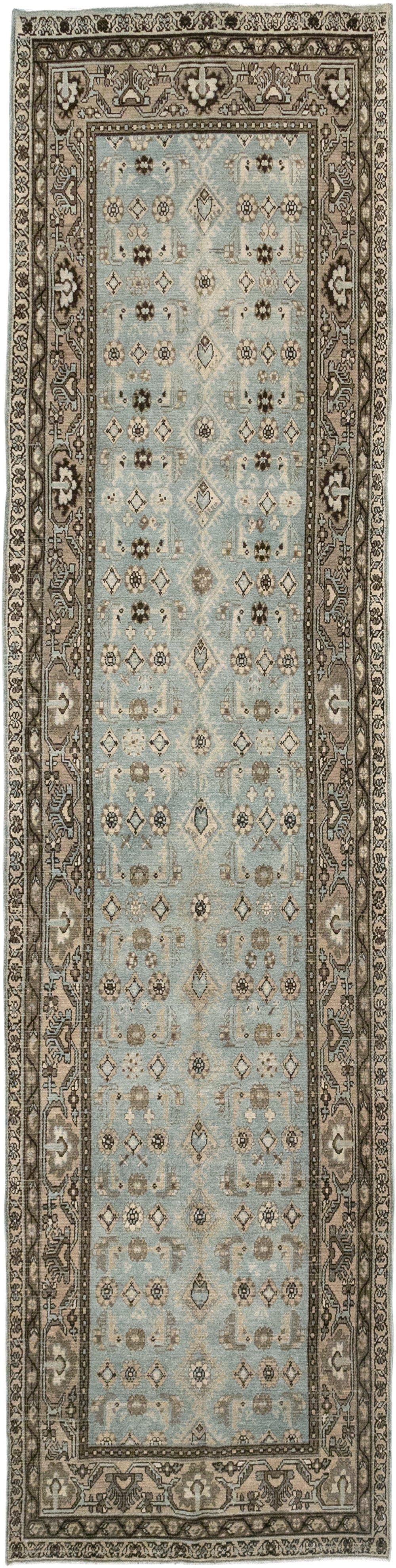 Vintage Persian Malayer Runner, No.32755 - Gss