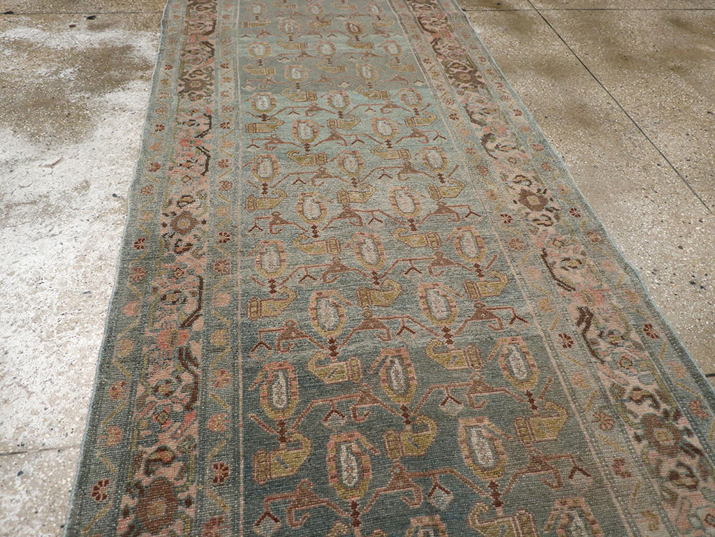 Vintage Persian Malayer Long Runner (Pair: 1 of 2), No.32756 - Gss