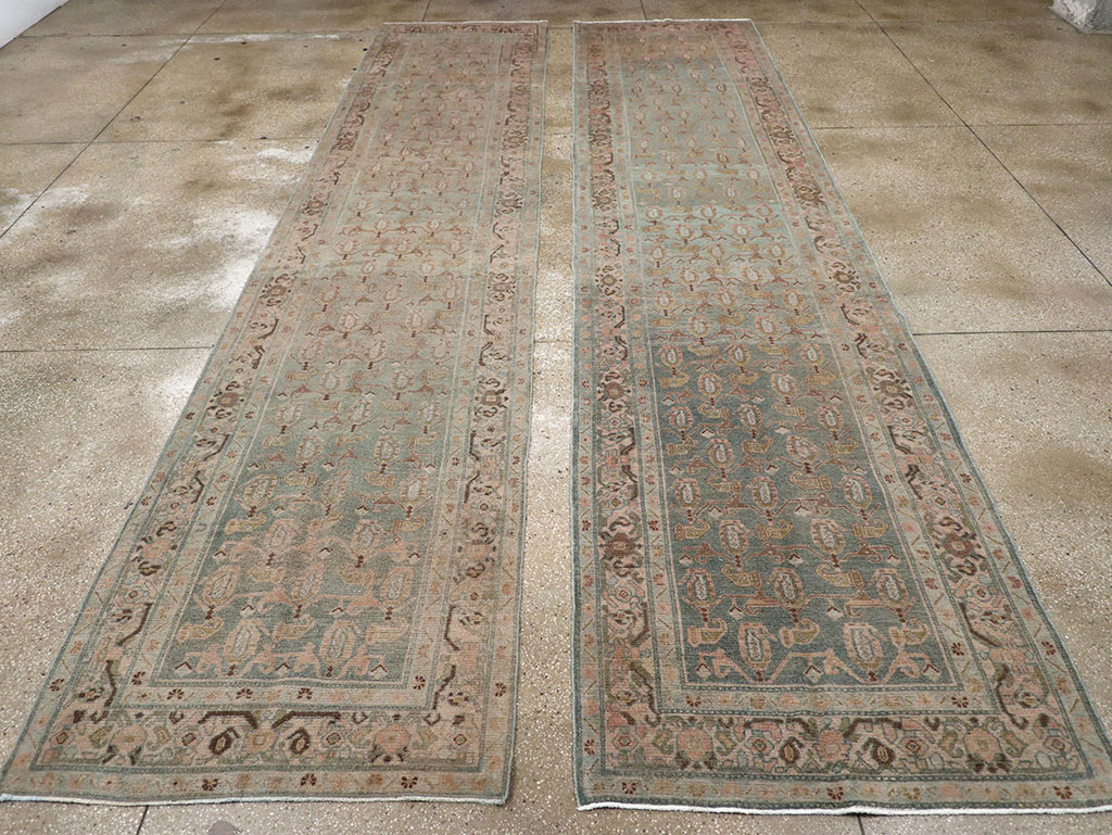Vintage Persian Malayer Long Runner (Pair: 1 of 2), No.32756 - Gss
