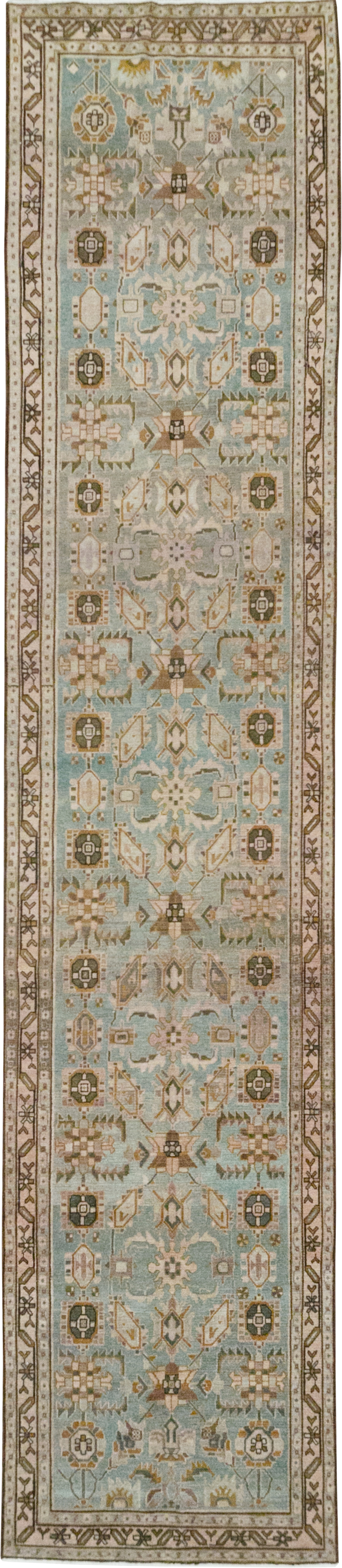 Vintage Persian Malayer Long Runner, No.32757 - Gss