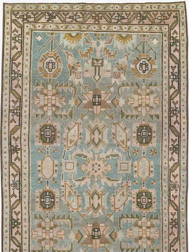Vintage Persian Malayer Long Runner, No.32757 - Gss