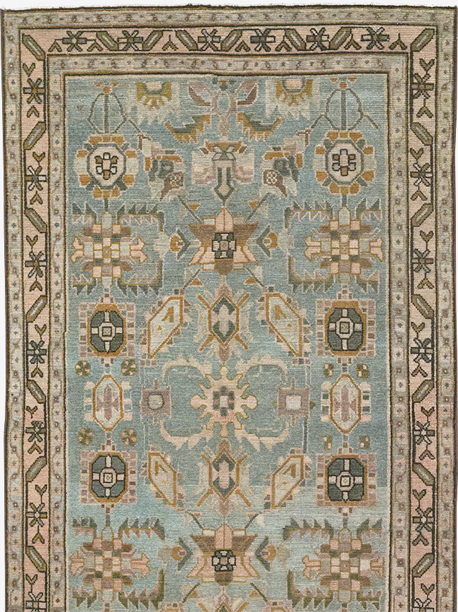 Vintage Persian Malayer Long Runner, No.32757 - Gss