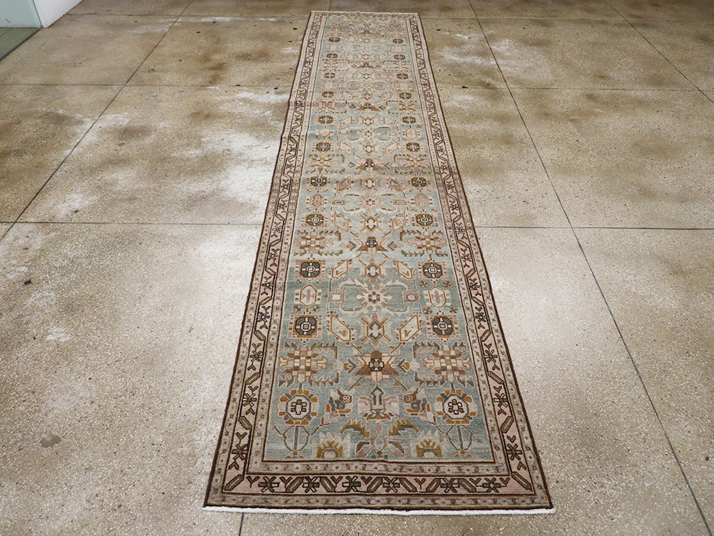 Vintage Persian Malayer Long Runner, No.32757 - Gss